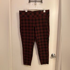 Torrid plaid pixie pant